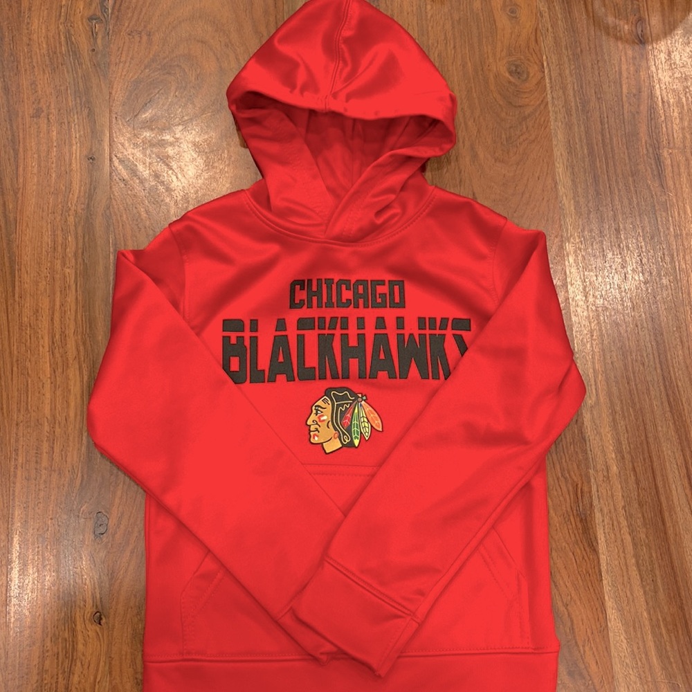 Kids Chicago Blackhawks Hooded Sweatshirt Sz XS (4/5) - Never Worn